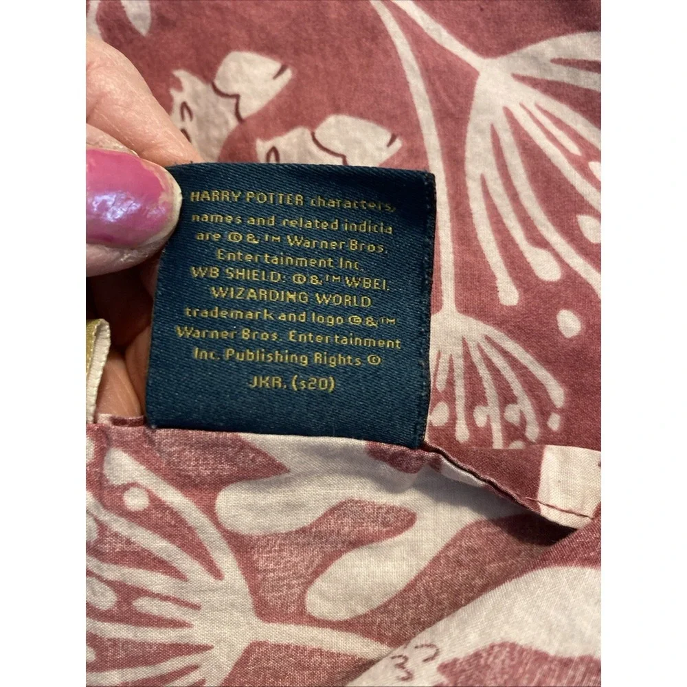 Pottery Barn Teen Harry Potter Magical Twin Duvet‎ Cover & Twin xl sheet set Red